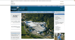 Desktop Screenshot of kovinoplastika.si